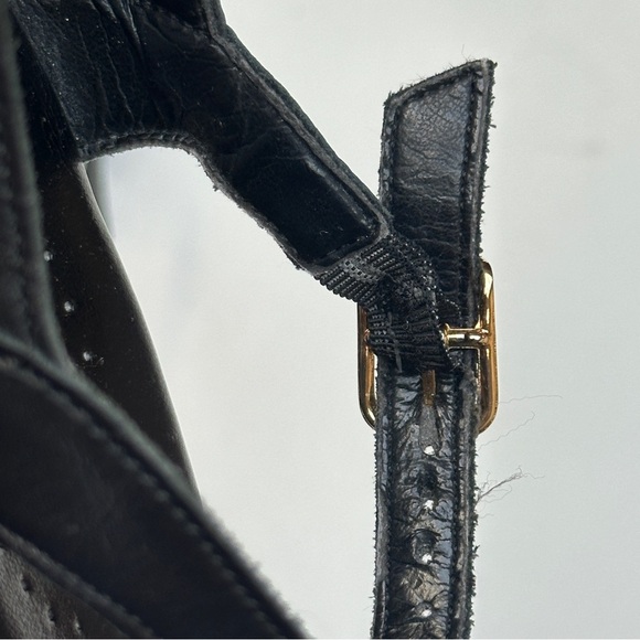 SAS Caress Cross Strap Wedge Sandal Black Size 7 narrow - Picture 9 of 13